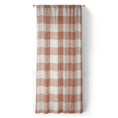 Buffalo Plaid Light Terracotta in Long (50" x 96") Size