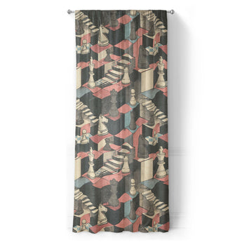 Harmon Surreal Check Blue & Pink in Long (50" x 96") Size