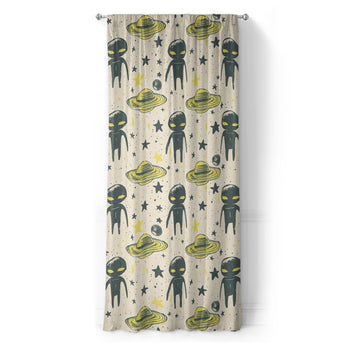 Space Aliens in Long (50" x 96") Size