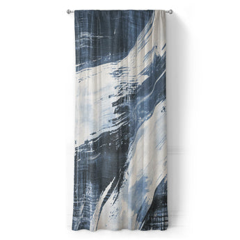 Emil Navy Blue in Long (50" x 96") Size
