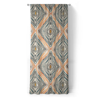 Boden Orange & Blue in Long (50" x 96") Size