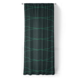Kepler Navy & Teal in Long (50" x 96") Size