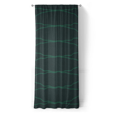 Kepler Navy & Teal in Long (50" x 96") Size