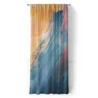 Eloise Blue & Pink in Long (50" x 96") Size
