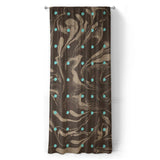 Acid Burn Brown & Carolina Blue in Long (50" x 96") Size