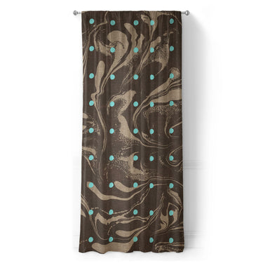 Acid Burn Brown & Carolina Blue in Long (50" x 96") Size