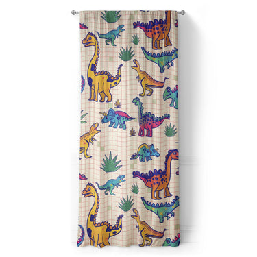 Doodle Dinos in Long (50" x 96") Size