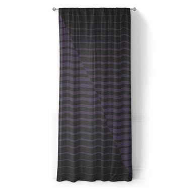 Euclid Black & Purple in Long (50" x 96") Size