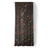 Edgar Red & Vintage Black in Long (50" x 96") Size