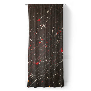 Edgar Red & Vintage Black in Long (50" x 96") Size