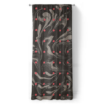 Acid Burn Greige & Infrared in Long (50" x 96") Size