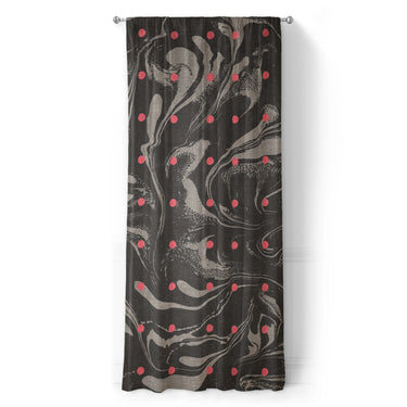 Acid Burn Greige & Infrared in Long (50" x 96") Size