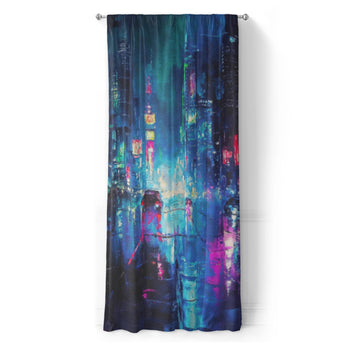 Dystopia Cityscape in Long (50" x 96") Size