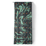 Acid Burn Teal & Orange in Long (50" x 96") Size