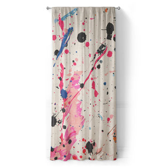 Kayla Paint Splatter in Long (50" x 96") Size