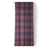 Buffalo Plaid Maroon & Navy in Long (50" x 96") Size