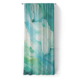 Zephyr Watercolor Emerald in Long (50" x 96") Size