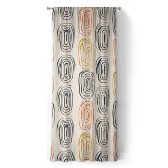 Horatio Ivory & Orange in Long (50" x 96") Size