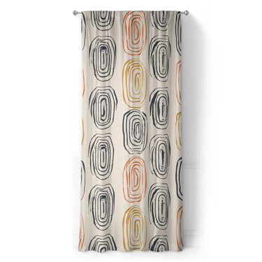 Horatio Ivory & Orange in Long (50" x 96") Size