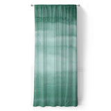 Jacinda Watercolor Teal Ombre in Long (50" x 96") Size