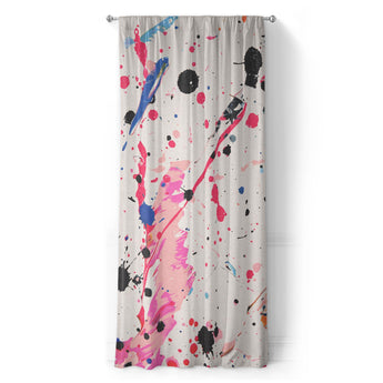 Kayla Paint Splatter in Long (50" x 96") Size