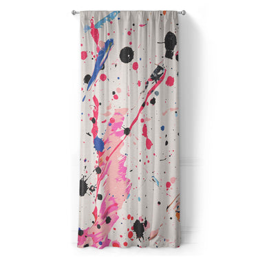 Kayla Paint Splatter in Long (50" x 96") Size