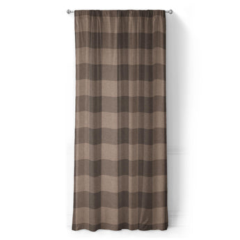 Buffalo Plaid Dark Cedar Brown in Long (50" x 96") Size