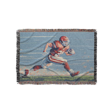 8 Bit Running Back in Small (37" x 52") Size