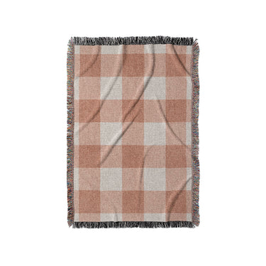Buffalo Plaid Light Terracotta in Small (37" x 52") Size