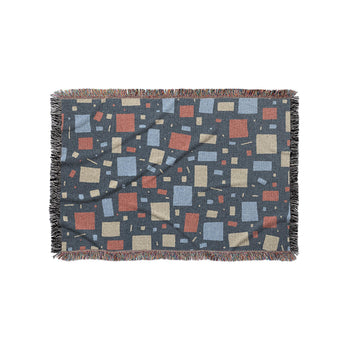 Geometric Confetti Twilight in Small (37" x 52") Size