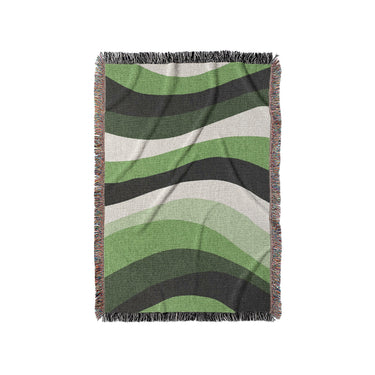 Sinuous Green Monochrome in Small (37" x 52") Size