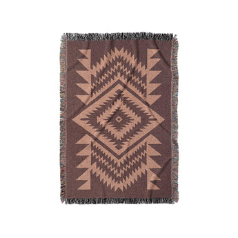 Reyno Orange & Maroon in Small (37" x 52") Size