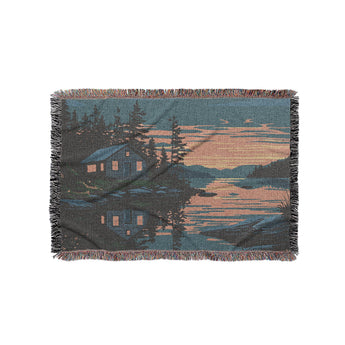 Adirondack Lakeside Cabin in Small (37" x 52") Size