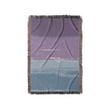 Imogen Watercolor Blue & Purple Ombre in Small (37" x 52") Size