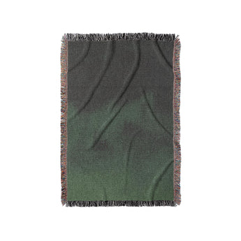 Keanu Watercolor Dark Green Ombre in Small (37" x 52") Size