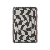 Twyla Checkered Black & White in Small (37" x 52") Size