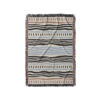 Delsin Blue & Orange in Small (37" x 52") Size