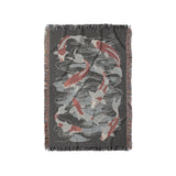 Koi Pond Charcoal in Small (37" x 52") Size
