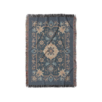 Miriam Navy & Gold in Small (37" x 52") Size
