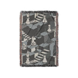 Harmon Surreal Chess BW in Small (37" x 52") Size