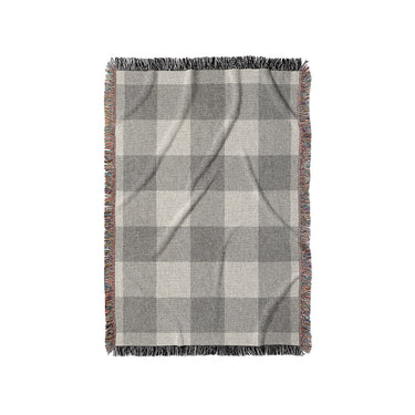 Buffalo Plaid Light Grey in Small (37" x 52") Size