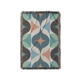 Maxine Seafoam & Peach in Small (37" x 52") Size