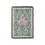Beryl Teal & Orange in Small (37" x 52") Size
