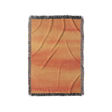 Ophelia Watercolor Fire Orange Balayage in Small (37" x 52") Size