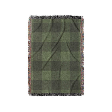 Buffalo Plaid Dark Olive in Small (37" x 52") Size