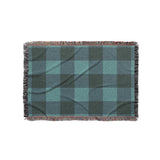 Buffalo Plaid Deep Teal in Small (37" x 52") Size
