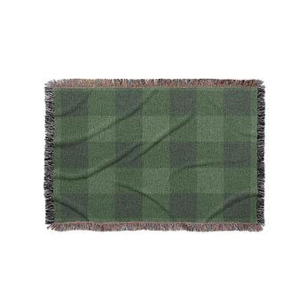 Buffalo Plaid Dark Olive in Small (37" x 52") Size