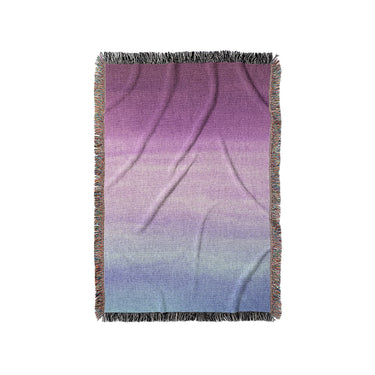 Imogen Watercolor Blue & Purple Ombre in Small (37" x 52") Size