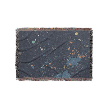 Jacob Navy & Orange in Small (37" x 52") Size