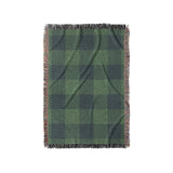 Buffalo Plaid Green Navy in Small (37" x 52") Size